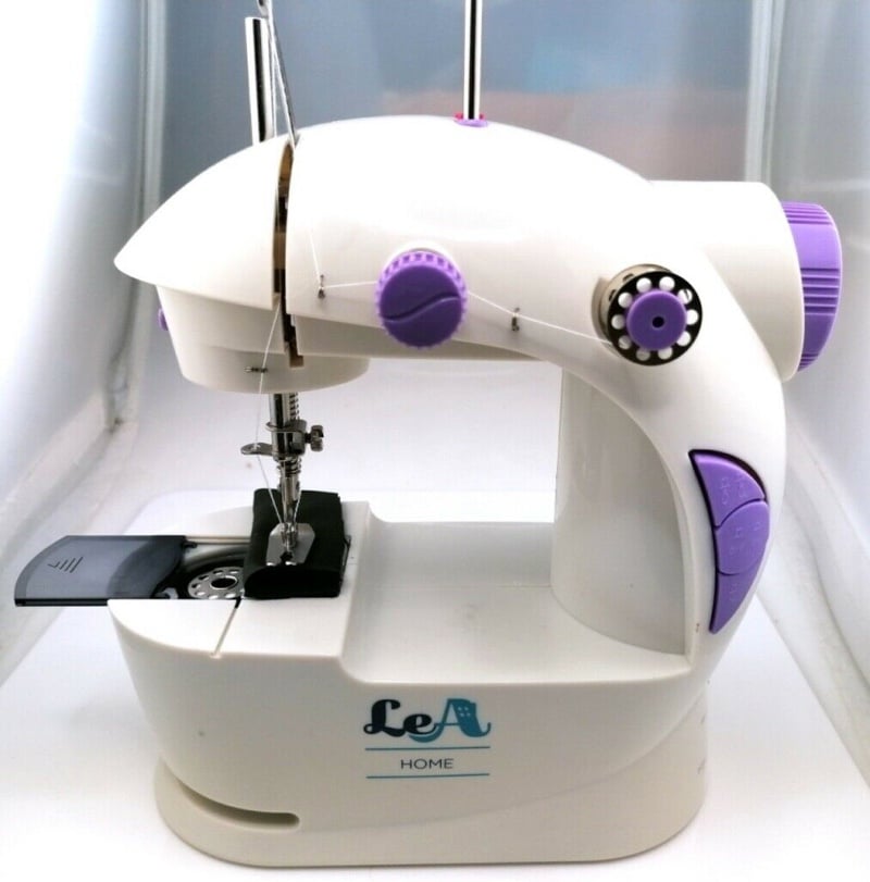 Mini máquina de coser Manual portátil para ropa, herramientas de costura  DIY, tela yeacher Máquina de coser