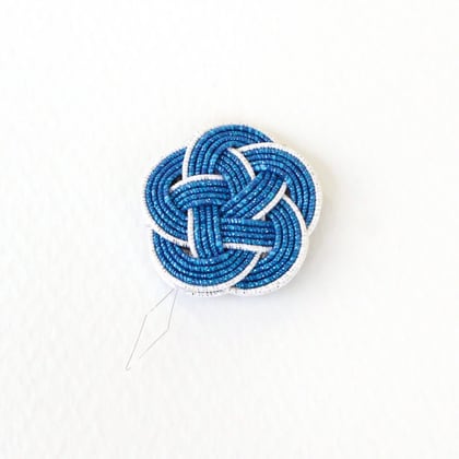 Alfileres de costura Lida Mizuhiki - Azul de Cohana - Agujas